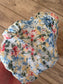 Elle Floral Print Mesh Long-m Sleeve V-Neck Romper