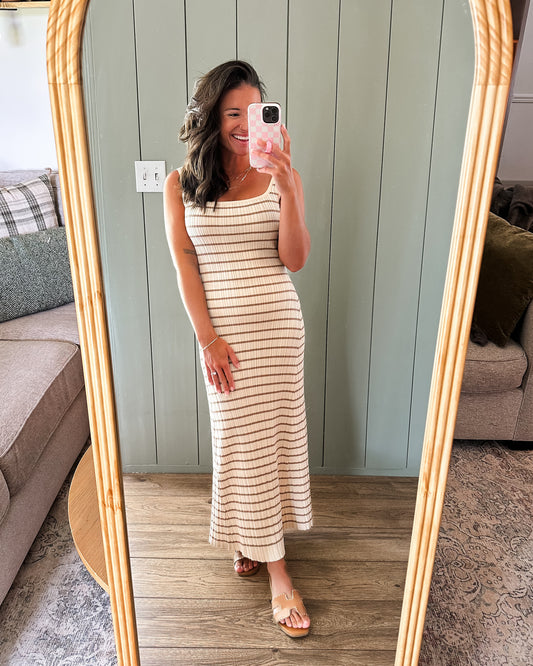 Lanny Rib Knit Midi Dress