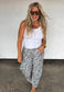 PREORDER- ZEBRA BEX BARREL JEANS