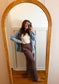 Elowyn Brown Embroidered On The Side Pant