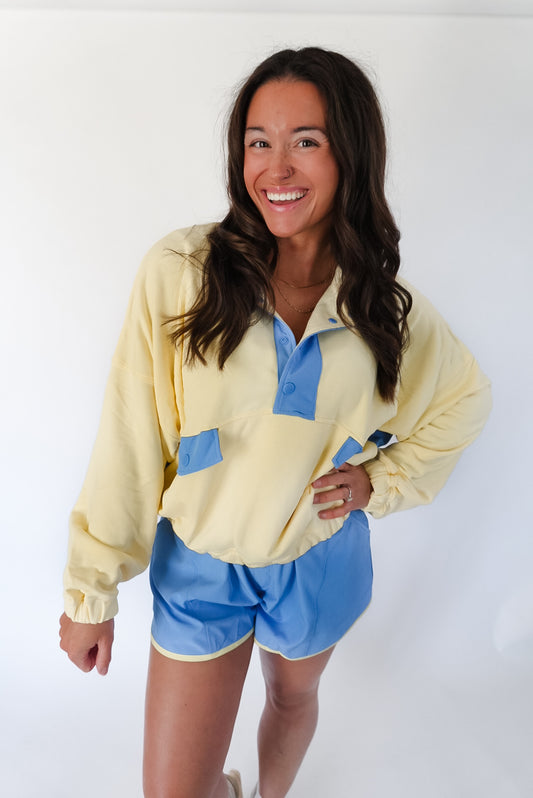 PRE-ORDER Playful Lemonilla Aqua Splash Short Set