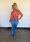 PREORDER- TWO TONE DENIM JEANS