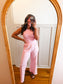 Ballet Pink Tank and Palazzo Pants Set