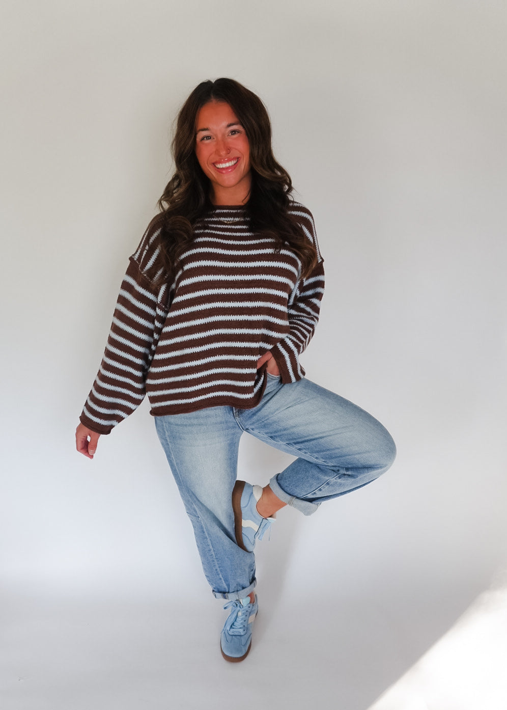 Meadow Striped Oversized Sweater