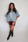 Chocolate Lace Mid Rise Short