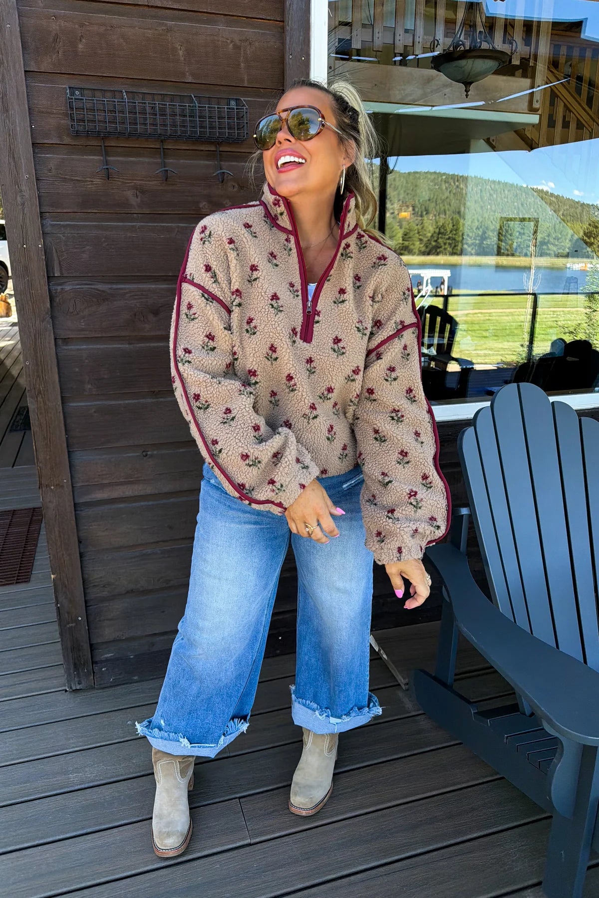 PREORDER- AFTER SUNSET QUARTER ZIP PULLOVER