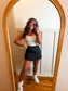 Mocha Cream Rib Square Neck Tank