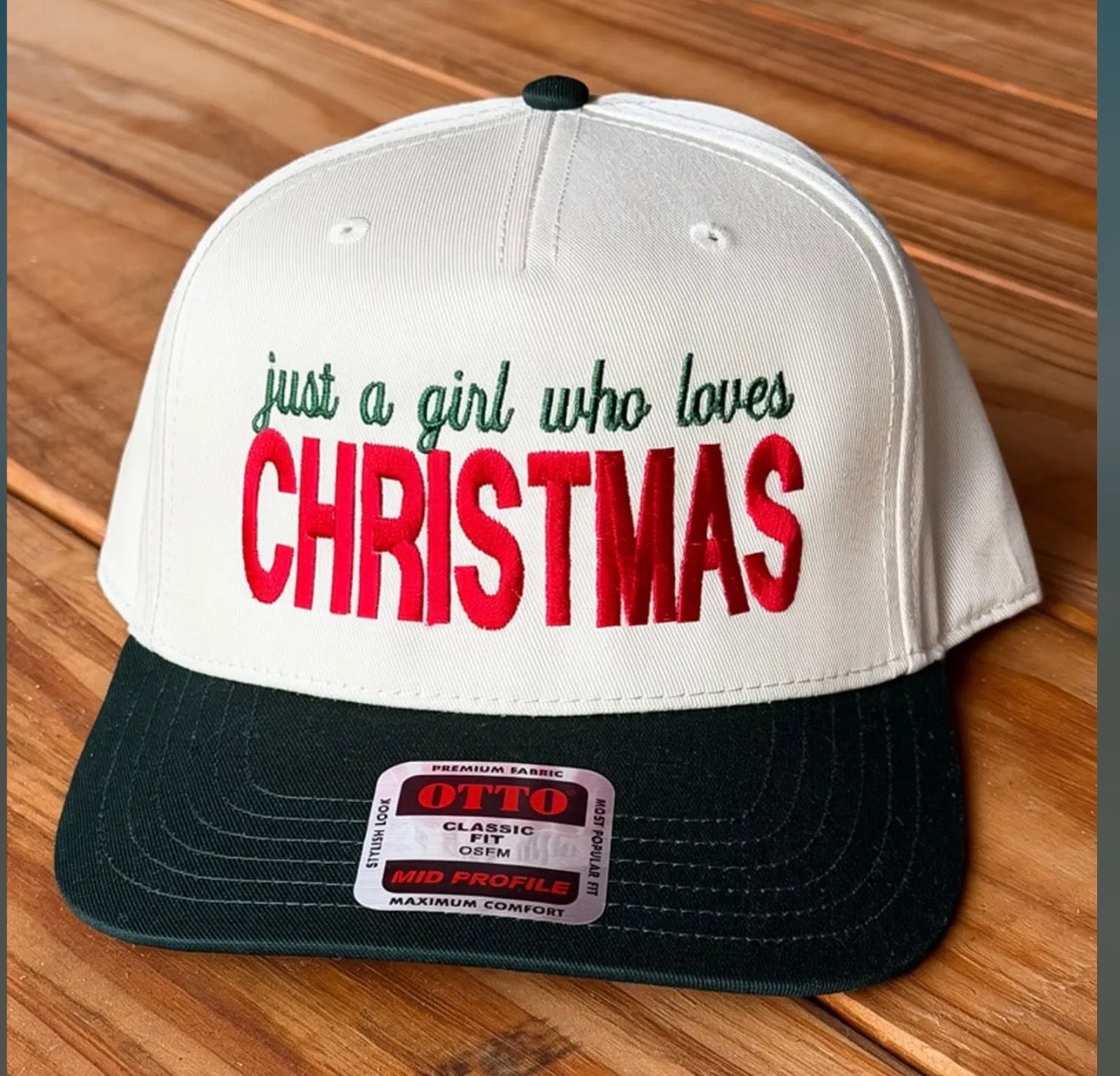 PRE-ORDER Just a girl who loves Christmas HAT