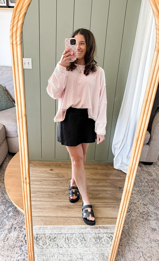 Maeve Textured Long Sleeve