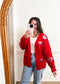 Be Mine Sequin Heart Cardigan