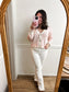 Stella Pink Stripe Cardigan