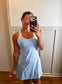 Light Blue Tennis Romper Dress