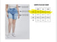 High Rise Raw Hem Mica Short