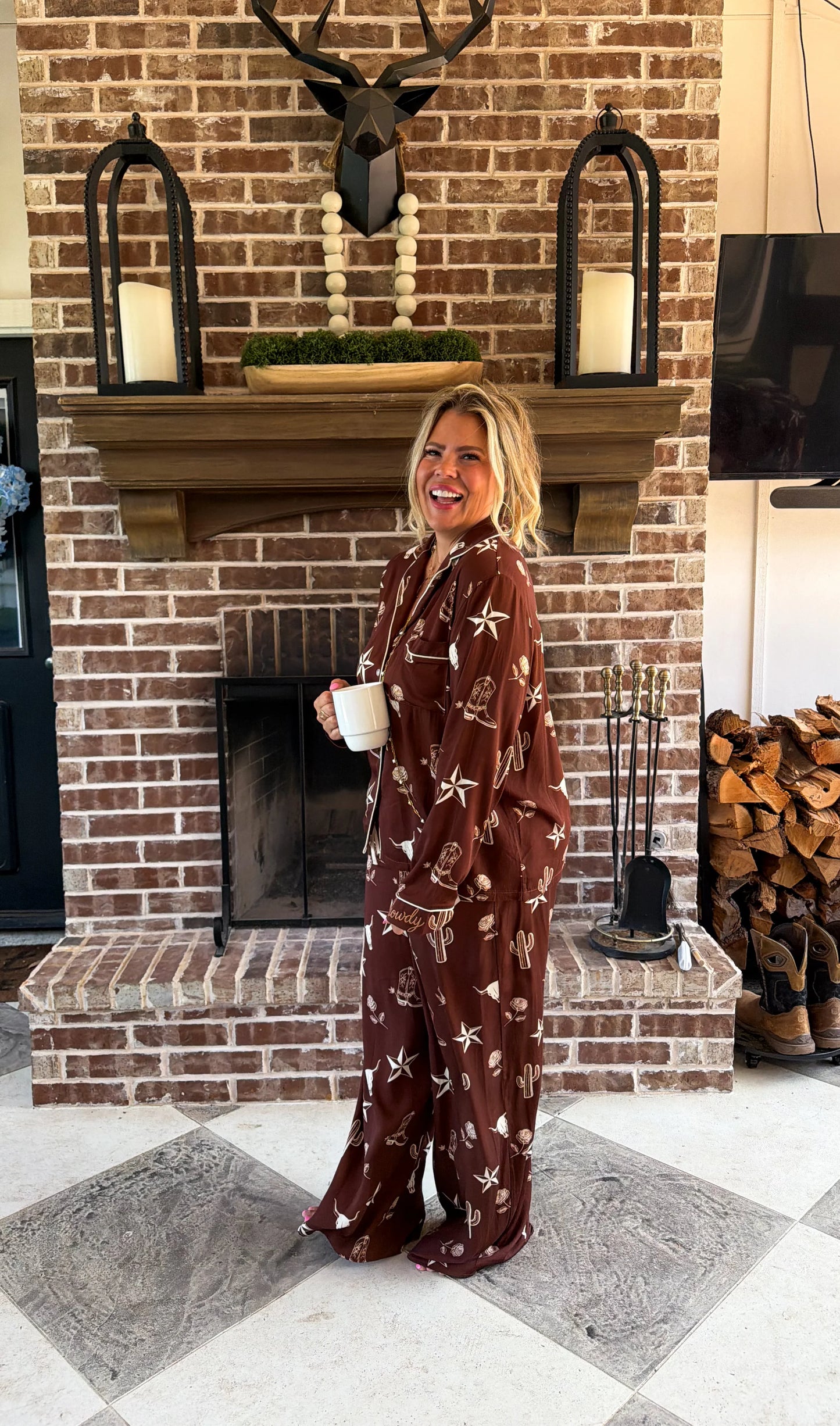 PREORDER- WESTERN NIGHTS LUXE PJ SET