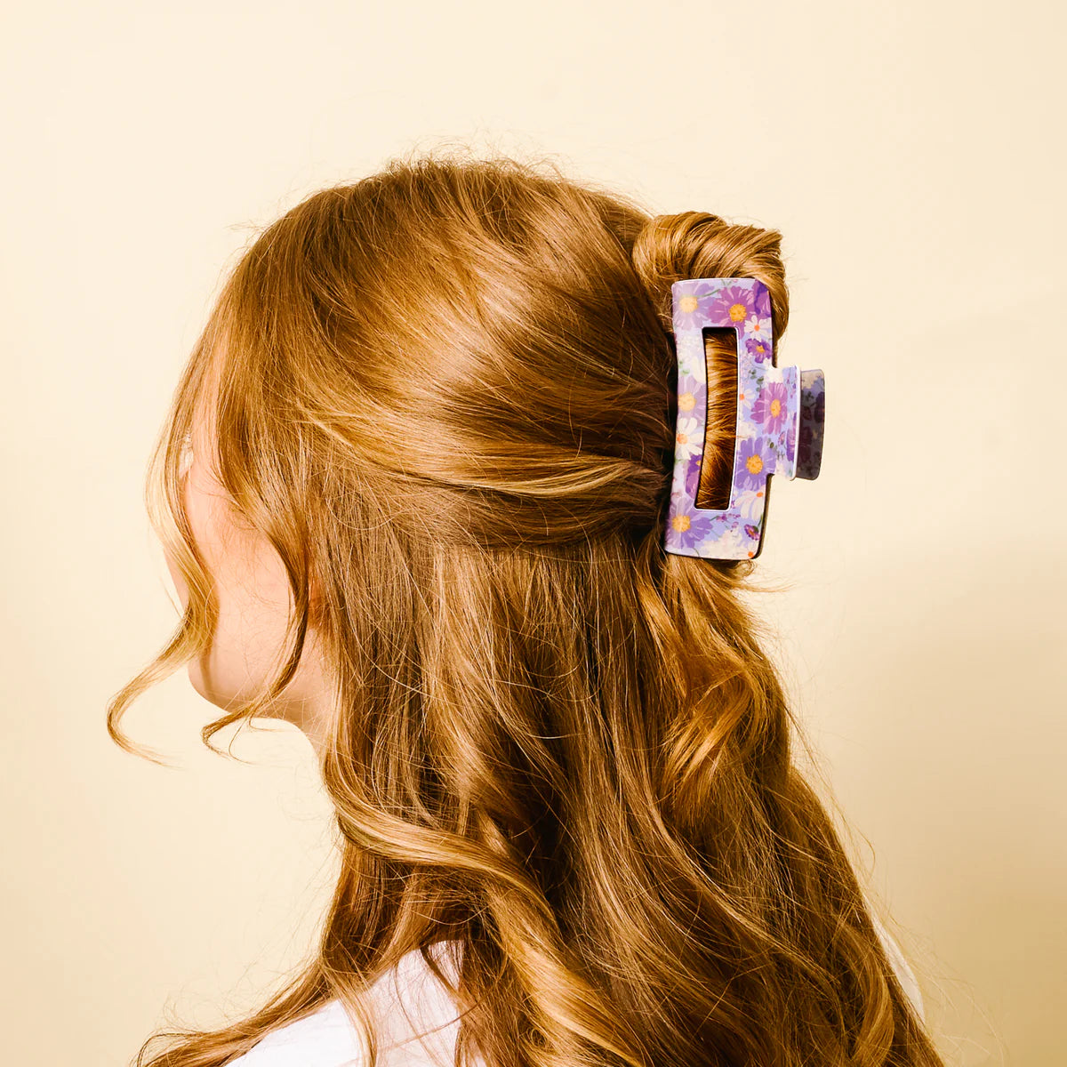 Claw Clip-Bouquet Beauty Purple