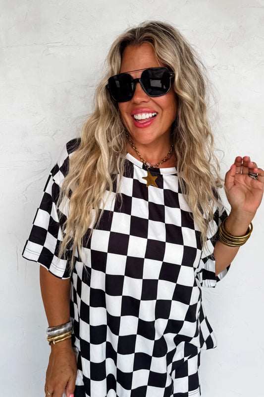 PREORDER- CHECK BABE SIDE SLIT TOP