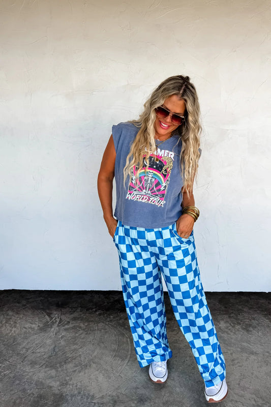 PREORDER- CHECKER POP PANTS