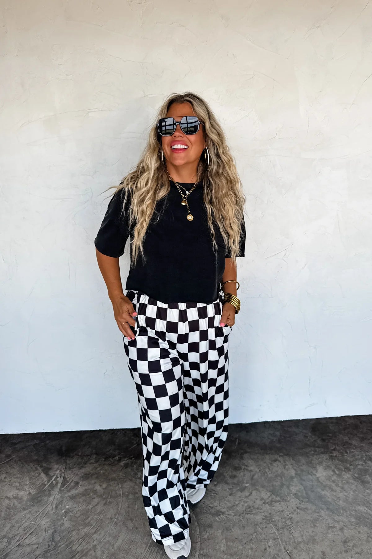 PREORDER- CHECKER POP PANTS