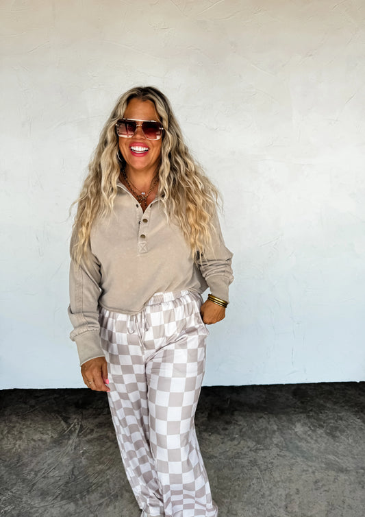 PREORDER- CHECKER POP PANTS