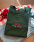 PRE-ORDER Very Merry with bow Embroidered CREWNECK