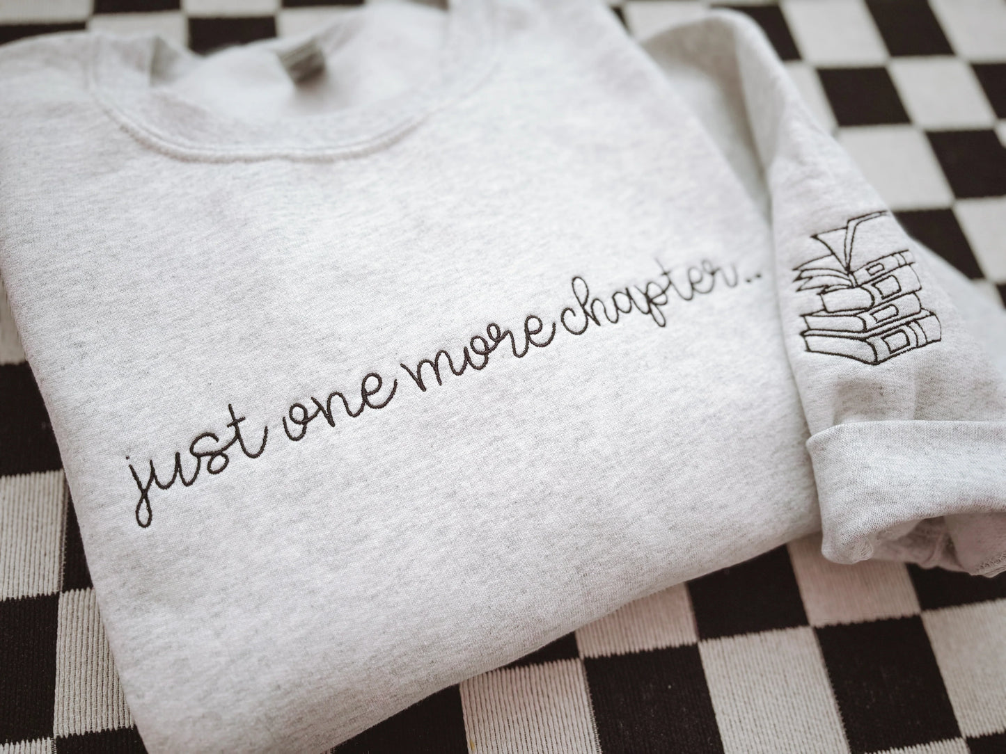 One More Chapter Embroidered Crewneck