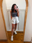 Anne Butter Basic Cropped Tank