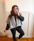 DENIM CAPE JACKET