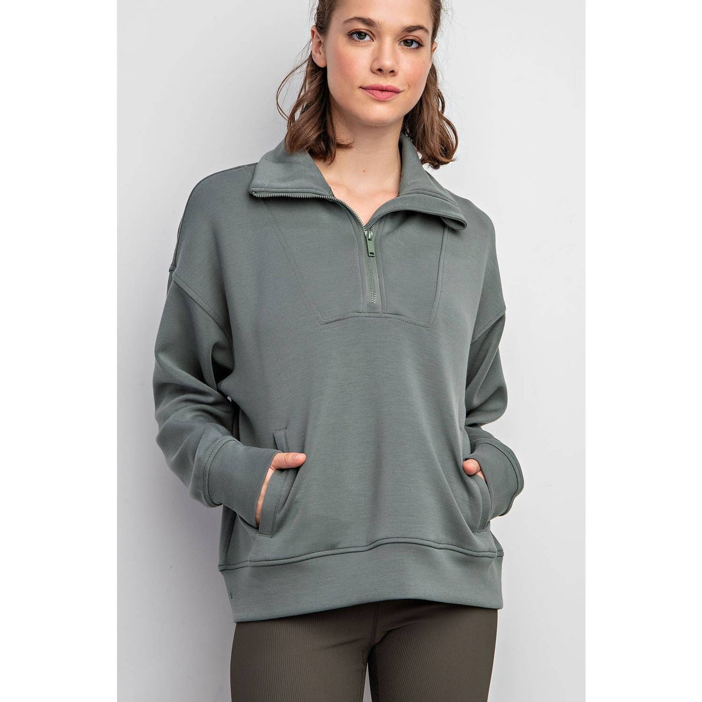 Laine Modal Scuba Quarter Zip