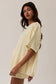 Saylor Short Sleeve Stripe Oversized Tee