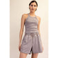 Strawberry Mineral Washed Terry Short