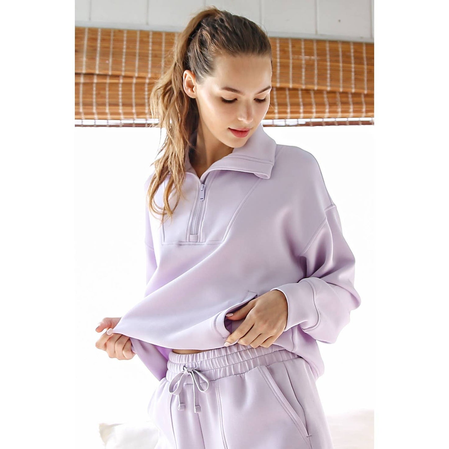 Laine Modal Scuba Quarter Zip