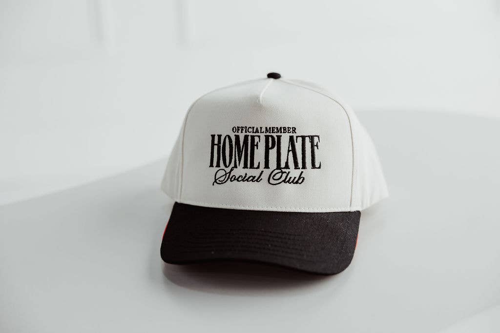 Home Plate Social Club Vintage Embroidered Hat