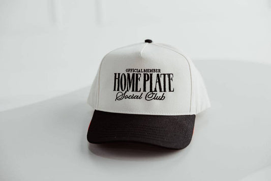 Home Plate Social Club Vintage Embroidered Hat