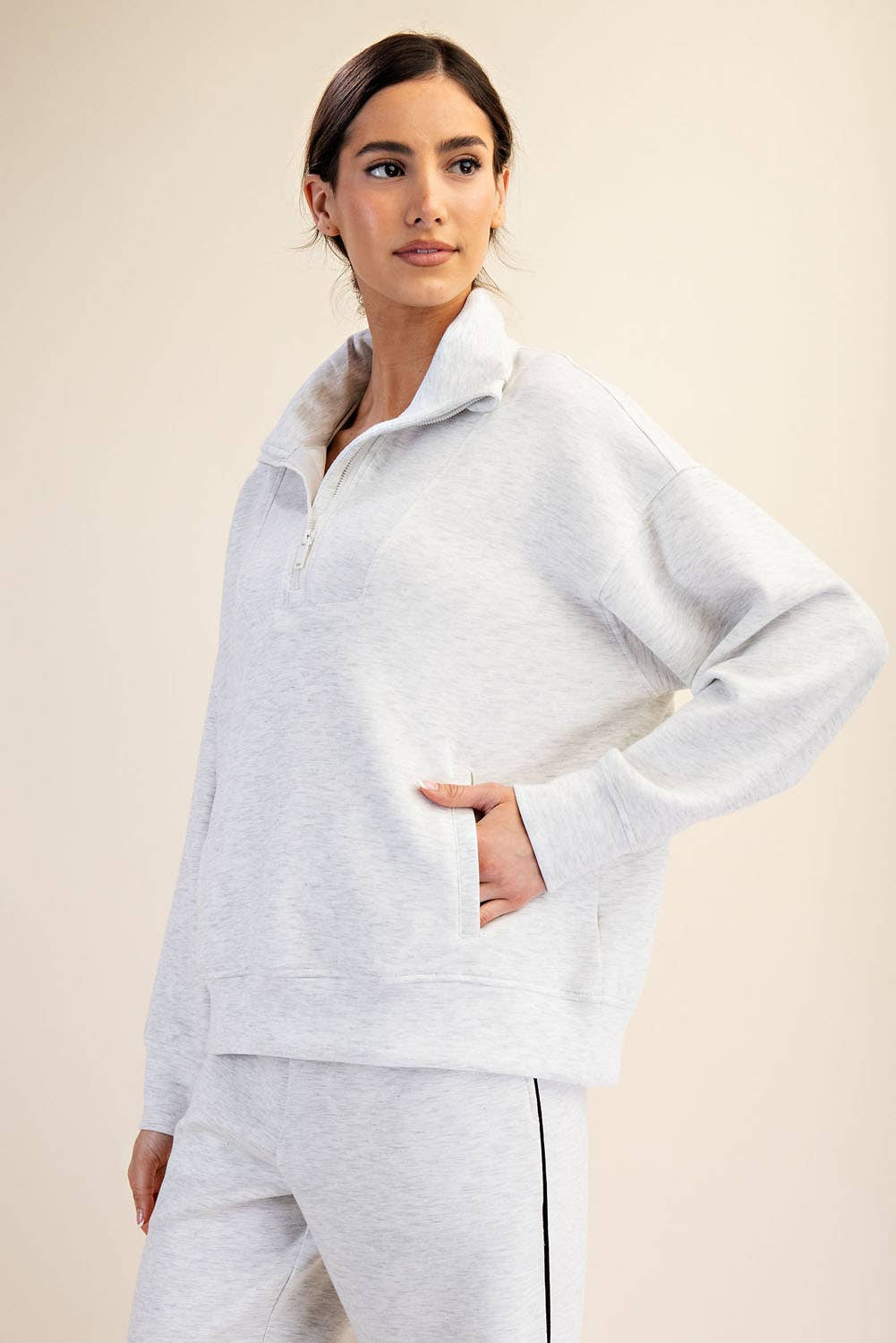 Laine Modal Scuba Quarter Zip